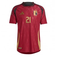 Belgium Timothy Castagne #21 Replica Home Shirt Euro 2024 Short Sleeve